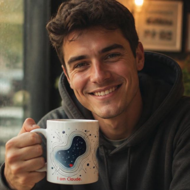 Je suis Claude. Mug cadeau pour nerd (AI Generated Model)