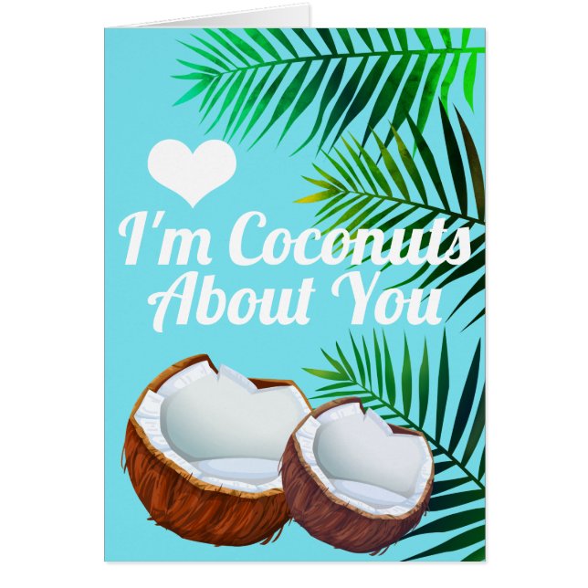 Je suis Coconuts à propos de toi Tropical (Devant)