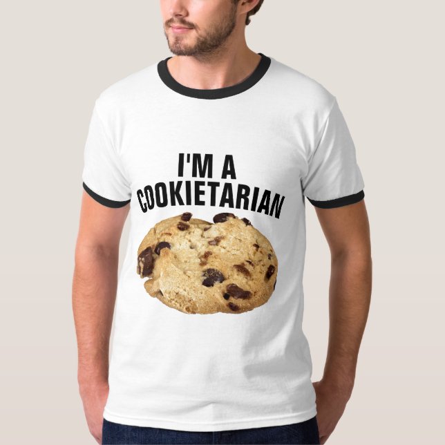 JE SUIS COOKIÉTARIEN COOKIE T-SHIRTS (Devant)