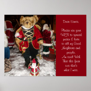 Je suis cool avec cette affiche Père Noël