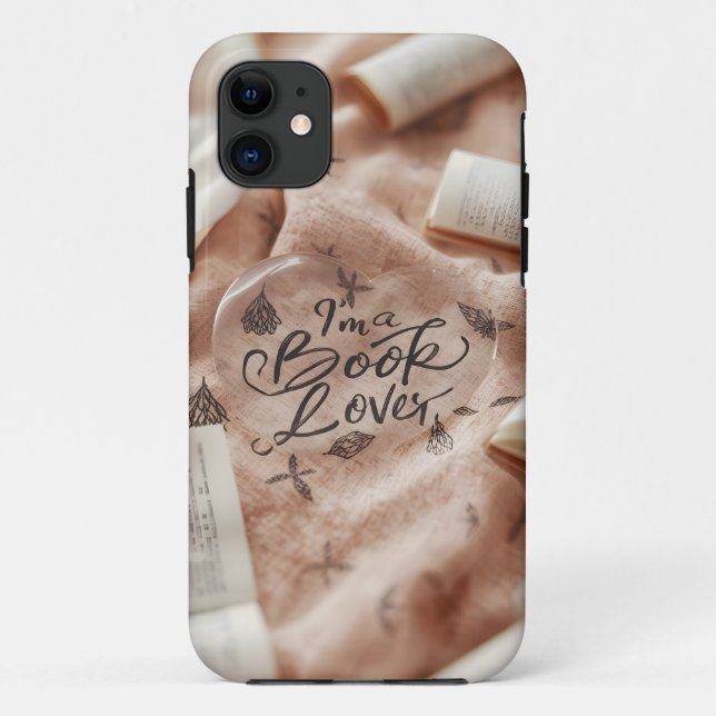 Je suis Coque mobile en forme de coeur de l'amoure (Dos)