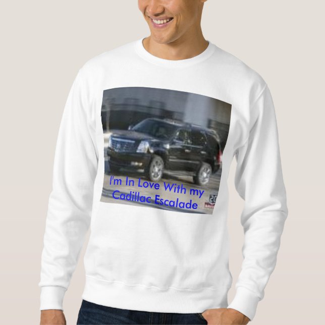 Je suis dans l'amour avec mon sweat shirt de (Devant)
