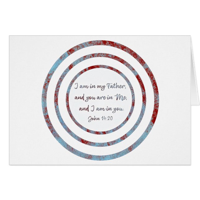 Je suis dans mon père Jean 14:20 (Devant Horizontal)