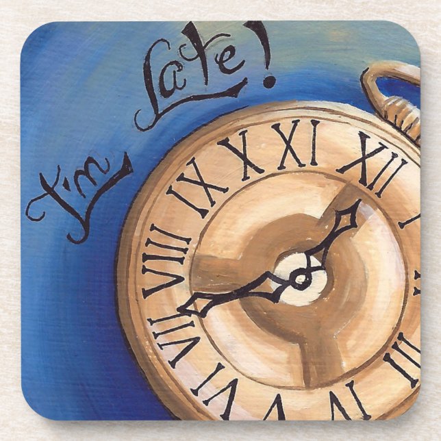 Je suis de défunts dessous de verre Alice dans des (Devant)