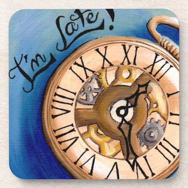 Je suis de défunts dessous de verre Alice dans des (Devant)