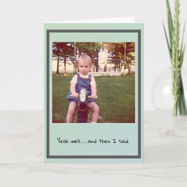 Je suis désolé Carte de voeux (Devant)