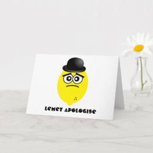 Je suis désolé carte d'excuses