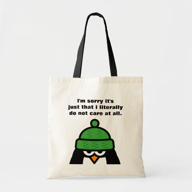 Je suis désolé, c'est juste que ... sac fourre-tou (Devant)