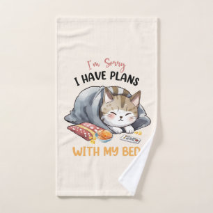 Je suis désolé, j'ai des plans avec mon lit - Chat