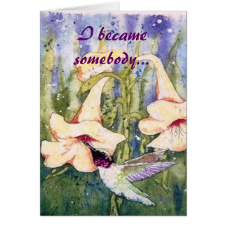 Je suis devenu quelqu'un en vous aimant