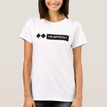 Je suis difficile Ski Snowboard T-shirt