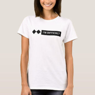 Je suis difficile Ski Snowboard T-shirt
