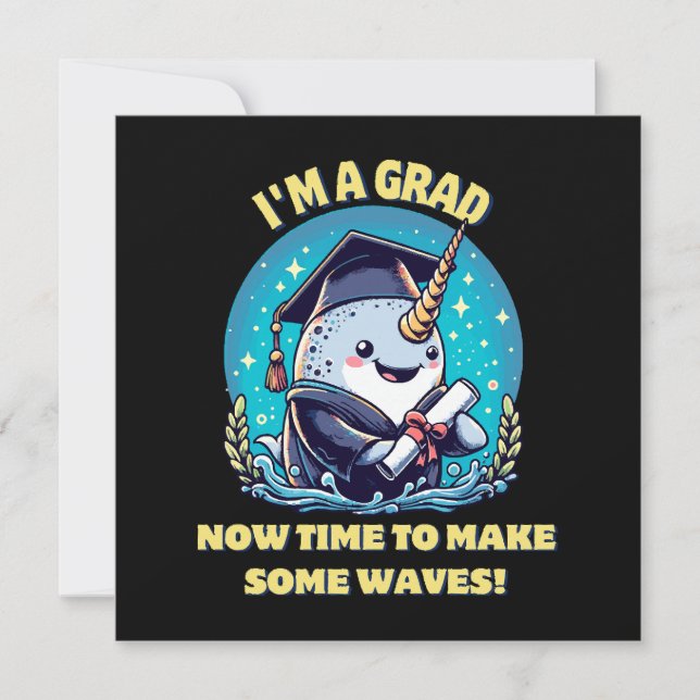 Je suis diplômé d'une licorne de mer ! Maintenant, (Devant)