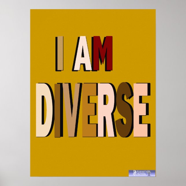 Je Suis Diverse Poster (Devant)