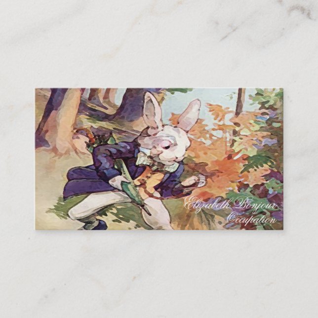 Je suis en retard ! Cartes de visite de ~ (Devant)