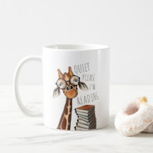 Je suis en train de lire - Giraffe Mug