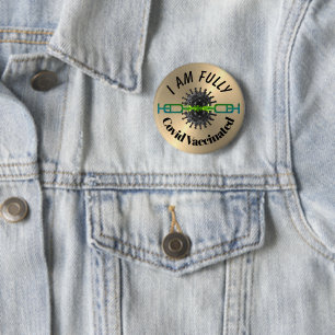 Je Suis Entièrement Vacciné Pin Bouton Badge