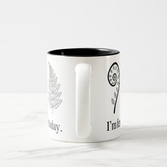 Je suis Fern, savamment Sarcastique Mug | Café amu (Poignée)