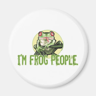 Je suis Frog People. Magnet