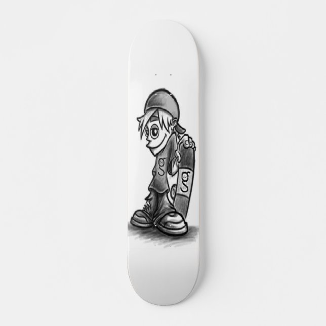 Je suis G Skater-Boy Skateboard (Devant)