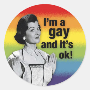 Je suis GAI - des autocollants