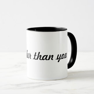 "Je suis Glacière que vous" Police de script Mug b