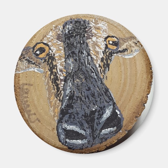 Je suis GOAT. Qui vous ? Magnet (Devant)