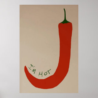 Je suis Hot Chili Poster