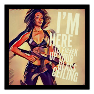 Je suis ici à F#@K vers le haut de votre affiche