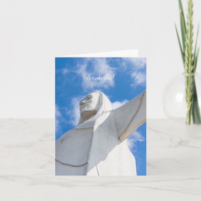 Je Suis Ici Carte de remerciements (Devant)