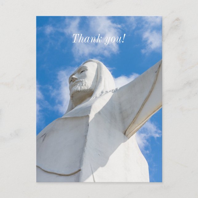 Je Suis Ici Carte Postale de Remerciement (Devant)