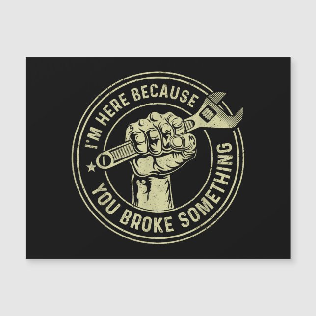 Je suis ici parce que vous avez cassé quelque chos (Devant)