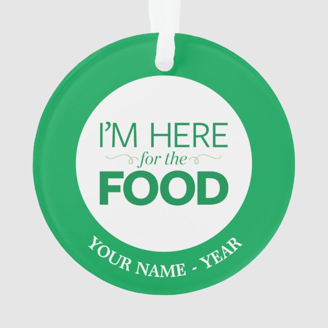 Je suis ici pour la nourriture (dos)