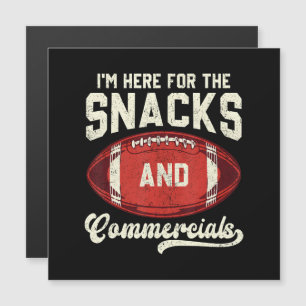 Je suis ici pour les snacks et les publicités de f