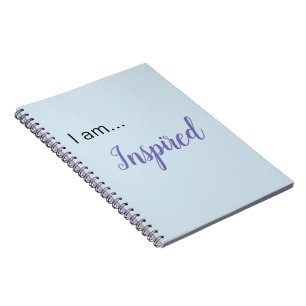 "Je suis... Inspiré" Carnet Spiral