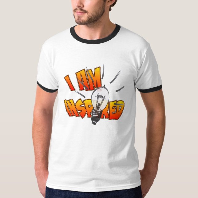 Je suis inspiré Cartoon Hommes T-shirt (Devant)