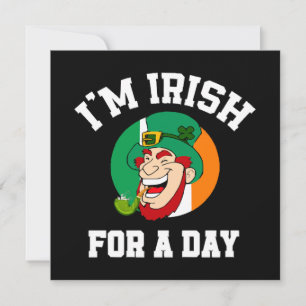 Je suis Irlandais pour une journée Saint Patrick c