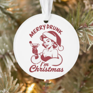 Je suis ivre Noël Cocktail Snarky Boire