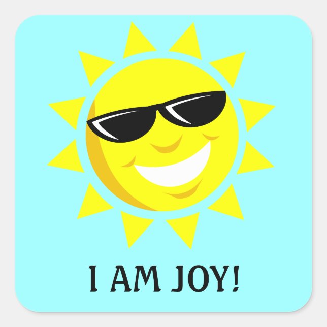 "JE SUIS JOY !" autocollant (Devant)