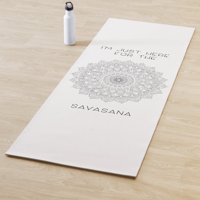 Je suis juste là pour le tapis de yoga Savasana (En situation)