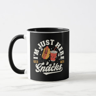 Je suis juste là pour les snacks Mug à café