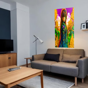 Je suis juste triste aujourd'hui AI Art Poster