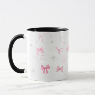 Je suis juste une tasse esthétique / Rubans roses