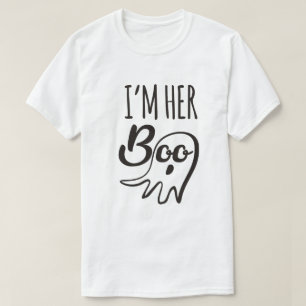 Je Suis Là Boo Mignon Drôle T-Shirt Fantôme d'Hall