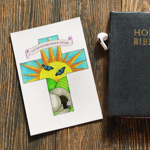 Je SUIS la carte postale inspirée de la résurrecti