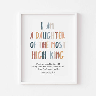 Je suis la fille du plus haut poster du roi