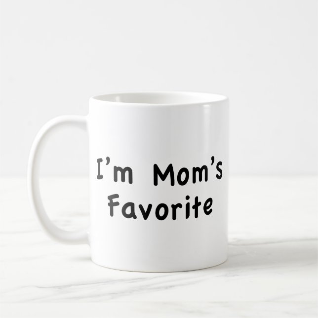 Je suis la Mug de café préférée de maman (Gauche)