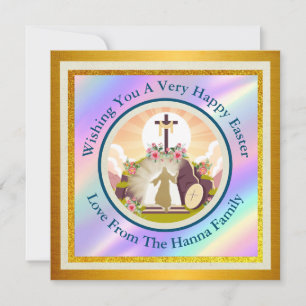 Je suis la résurrection et la carte postale de vie