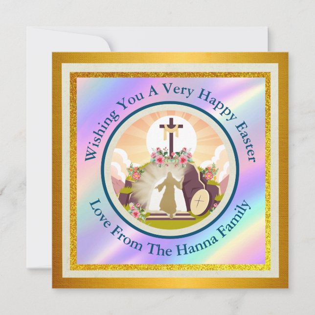 Je suis la résurrection et la vie carte postale (Devant)