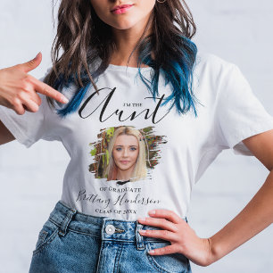 Je suis la tante T-Shirt photo de diplômé